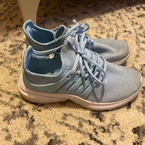 Baby blue sneakers. Ordered on Amazon.